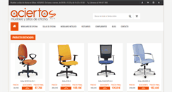 Desktop Screenshot of mueblesaciertos.com